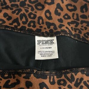 Victoria's Secret Pink Leopard Print Leggings